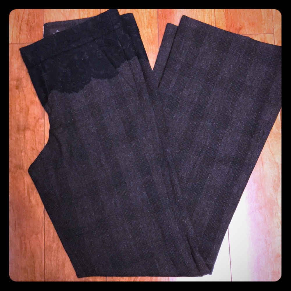 Lace trimmed pants from Anthropologie. Size 8